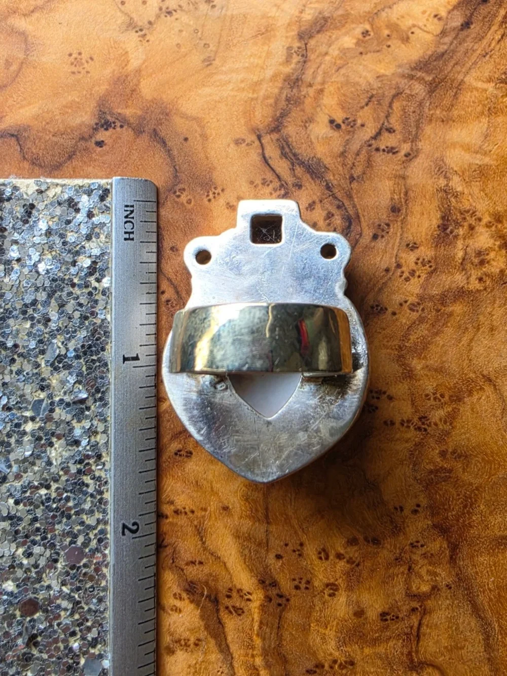 Handmade Sterling, Shell & Citrine Ring